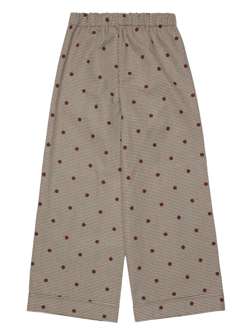 MAX&Co. Kids Geruite broek Bruin