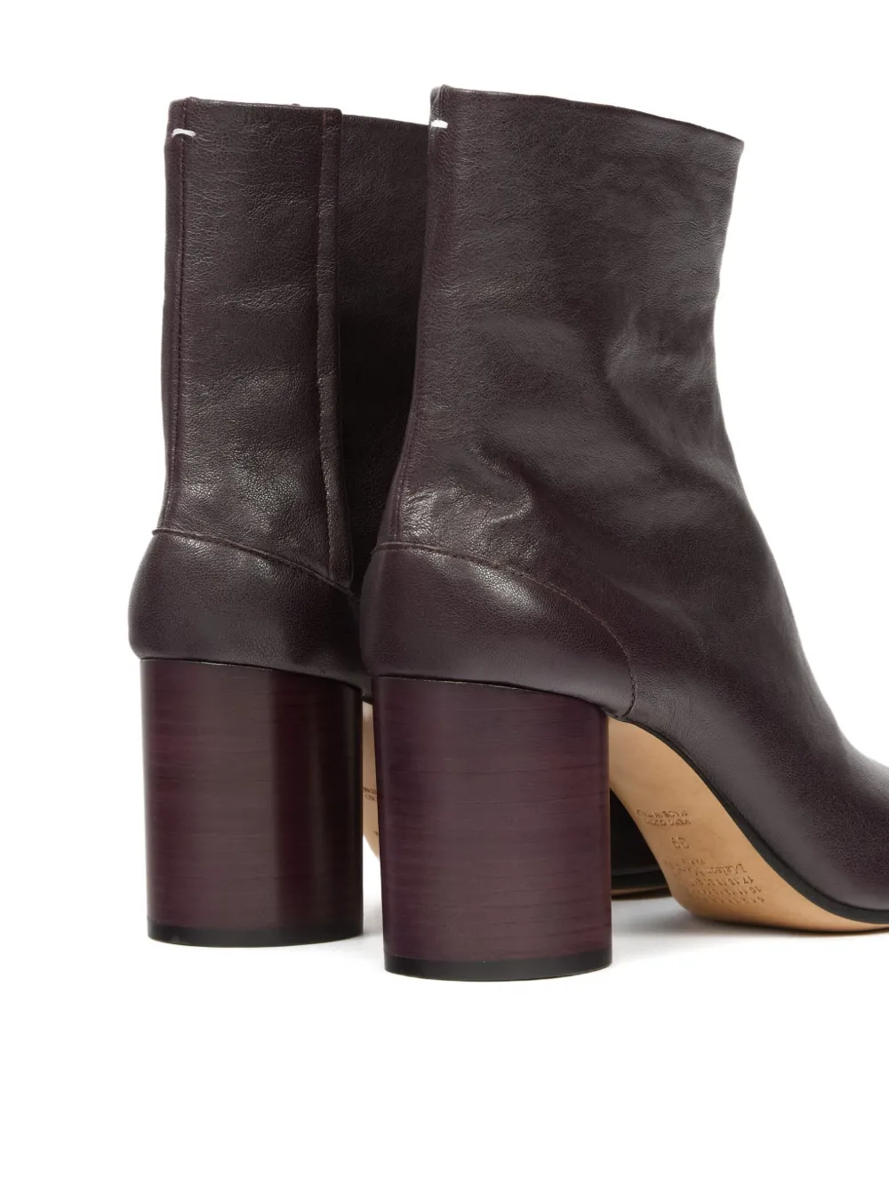 Maison Margiela 80mm Tabi ankle boots Brown