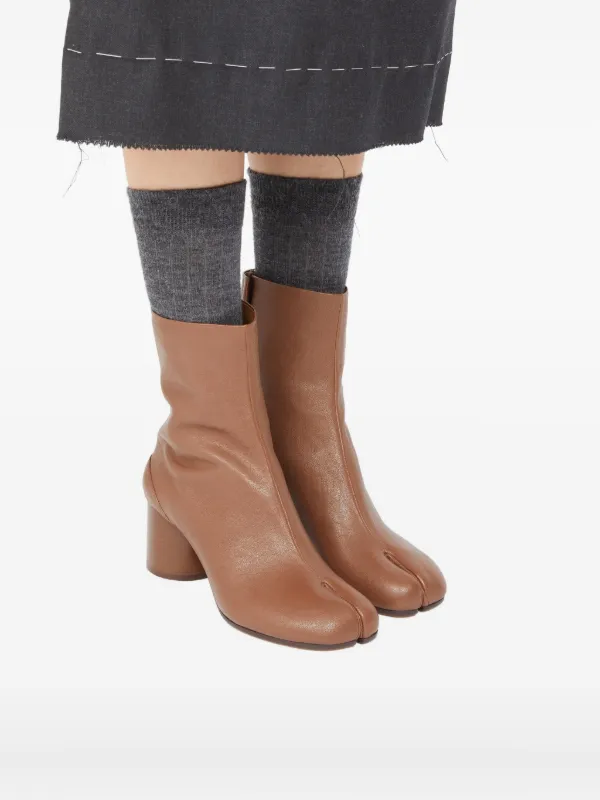 Maison Margiela Tabi Ankle Boots | Brown | FARFETCH