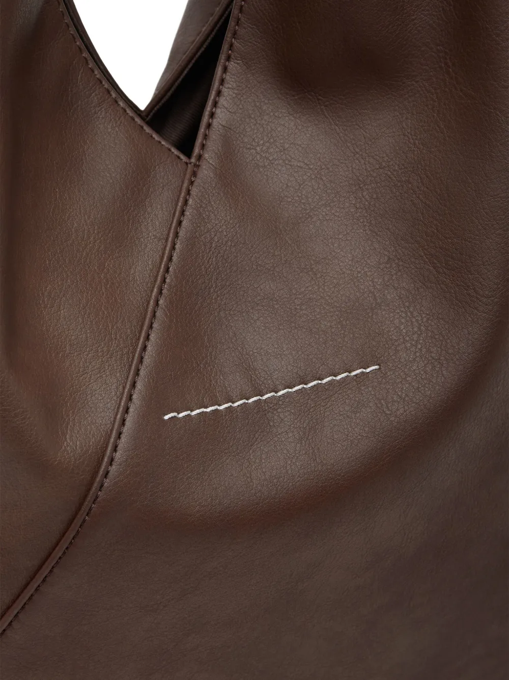 MM6 Maison Margiela Japanese kleine shopper Bruin