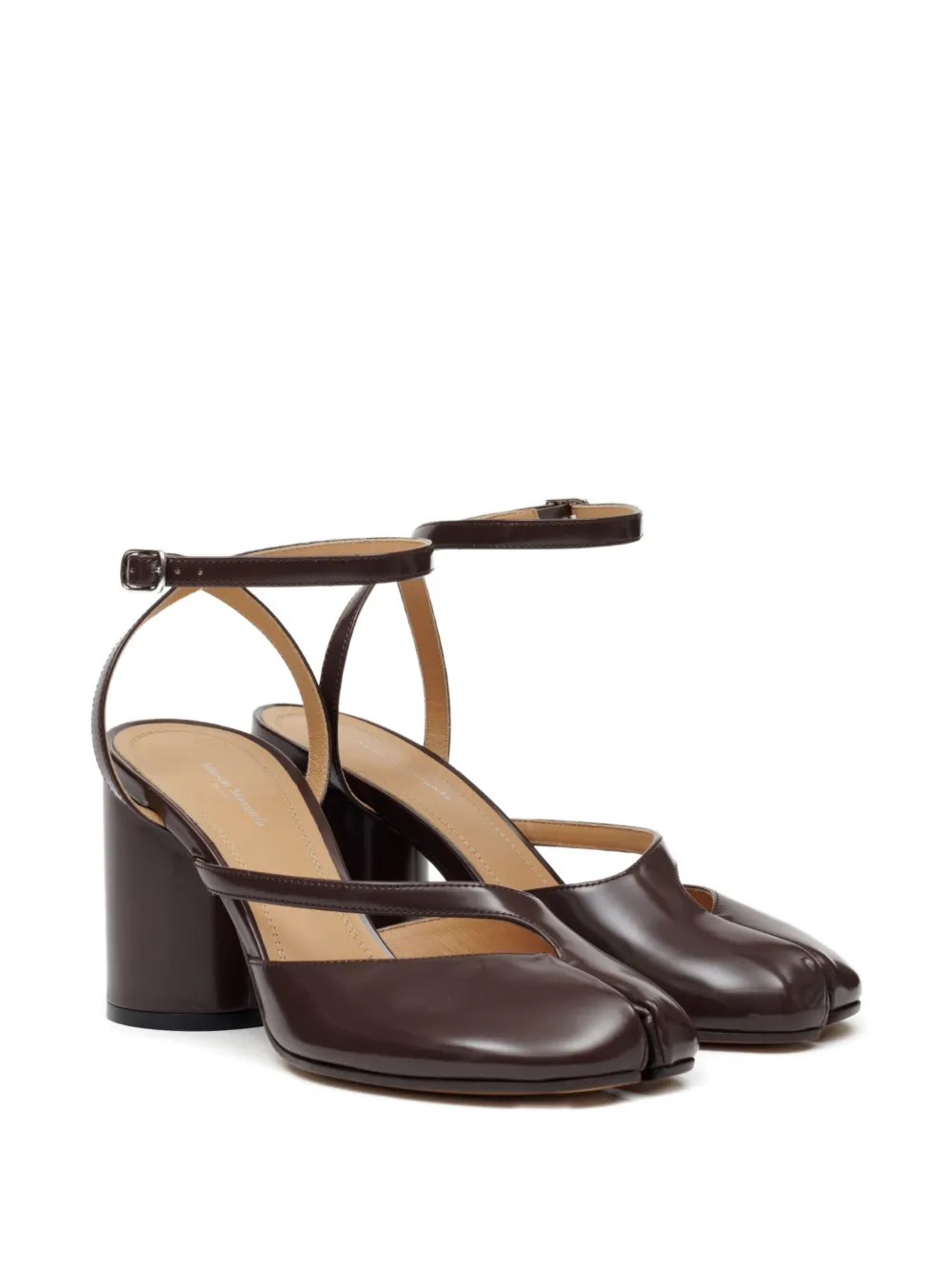 Maison Margiela 80mm Tabi pumps Brown