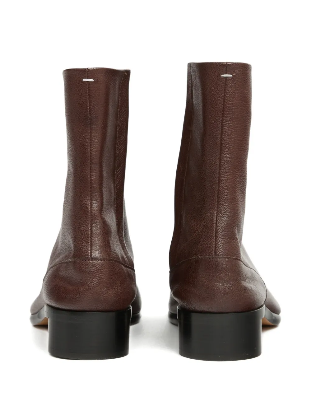 Maison Margiela Tabi Ankle Boots In Brown