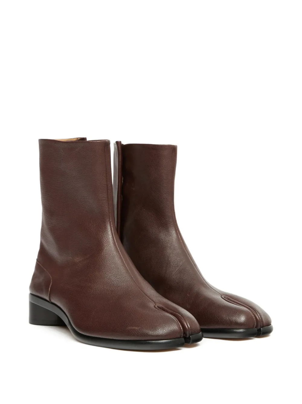 Maison Margiela Tabi Ankle Boots In Brown