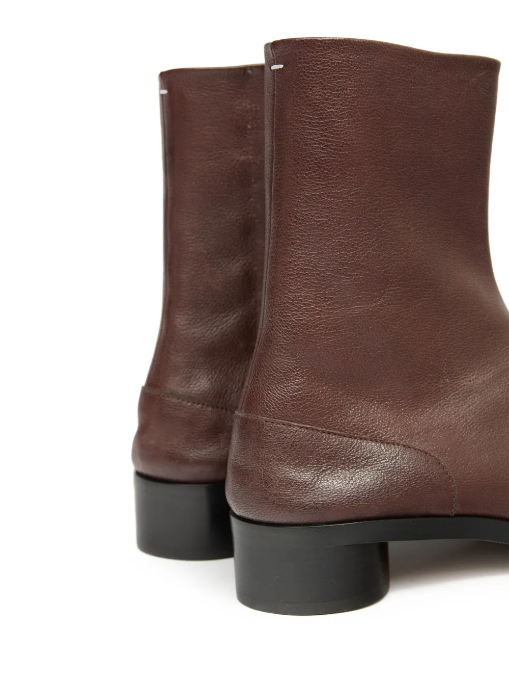 Maison Margiela Tabi Ankle Boots In Brown