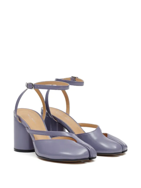 靴 Maison Margiela TABI PUMPS 37.5 Tabi leather pumps in white - Maison Margiela | Mytheresa