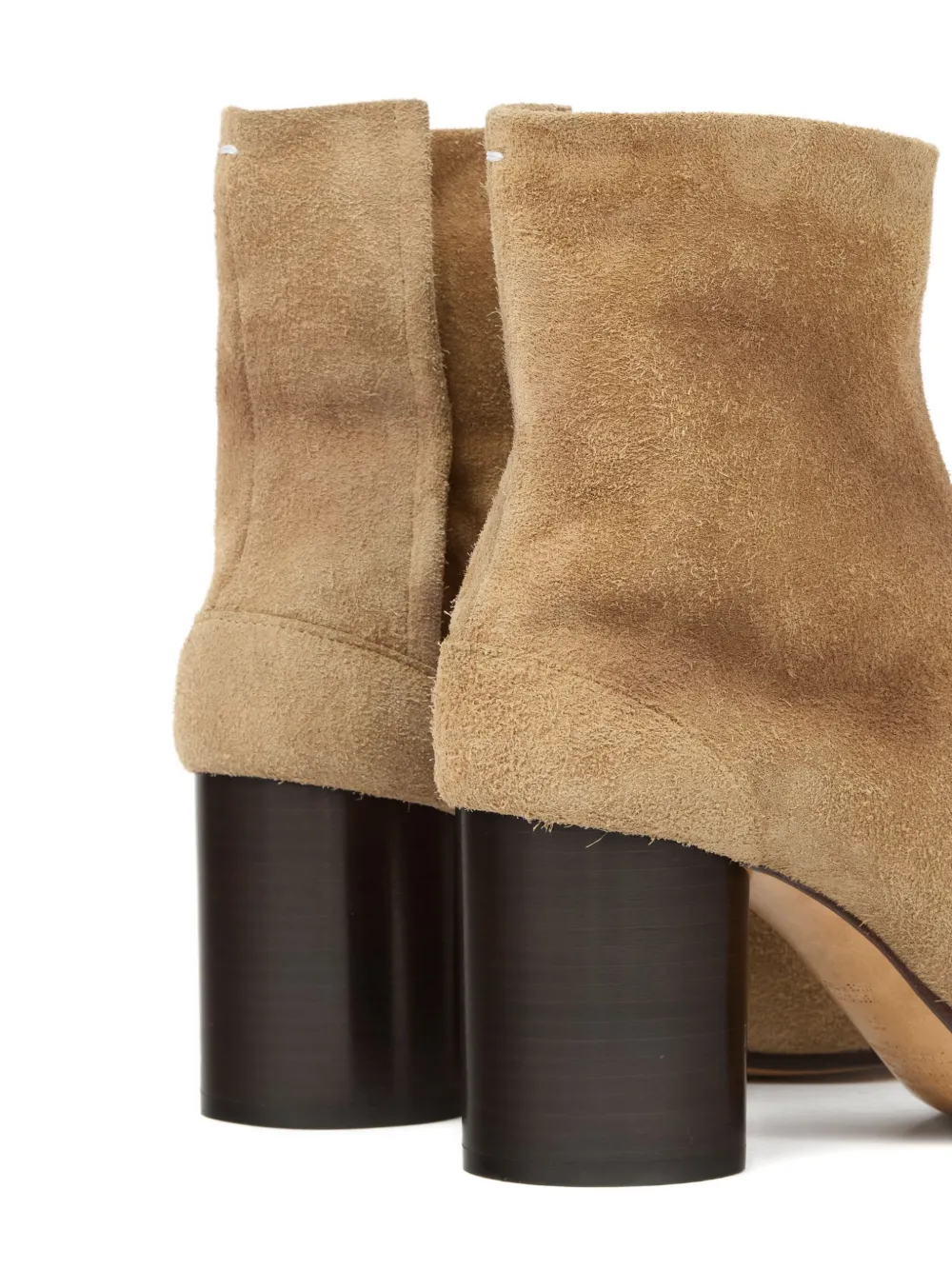 Maison Margiela Tabi suede ankle boots Brown