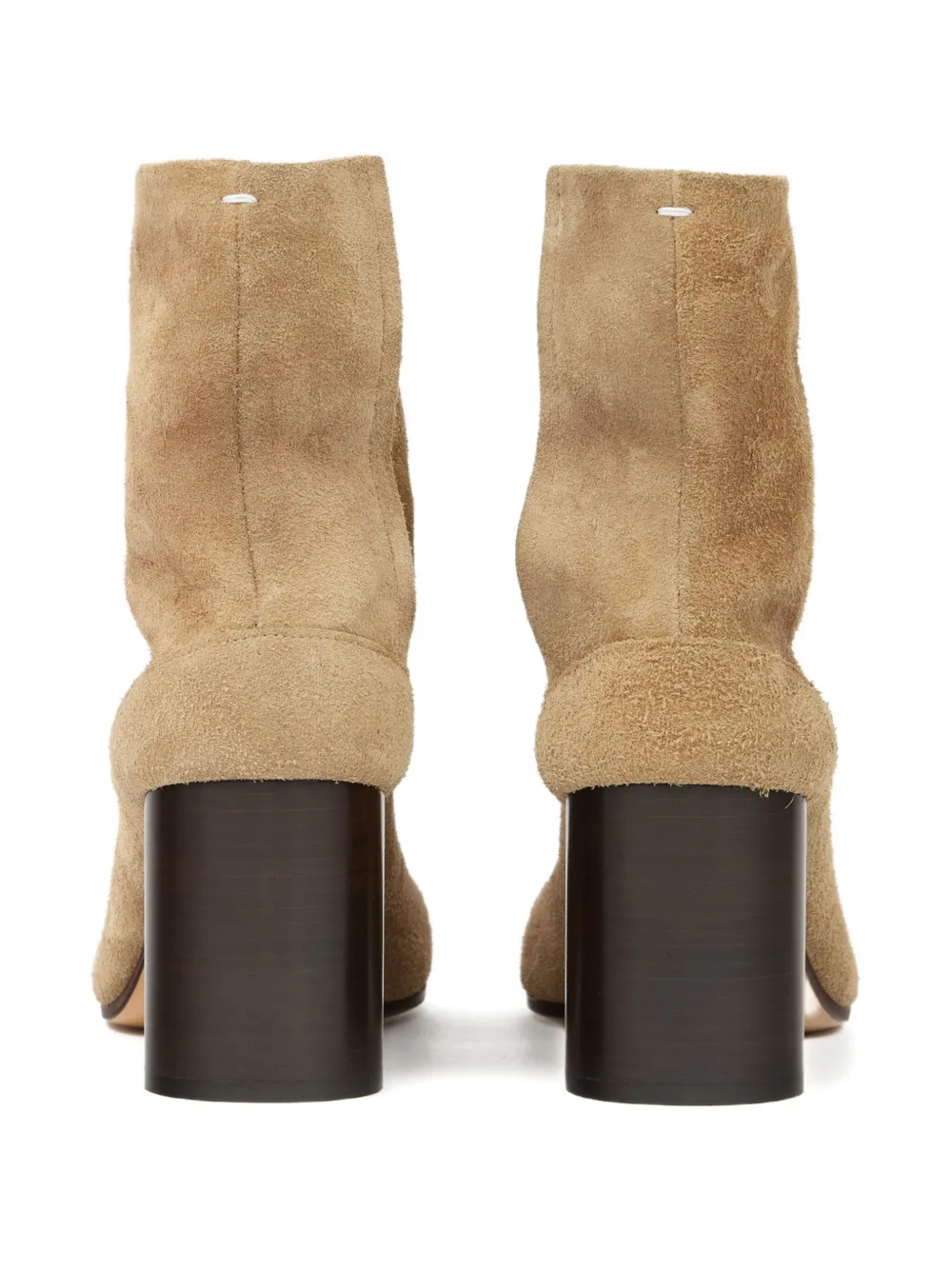 Maison Margiela Tabi suede ankle boots Brown