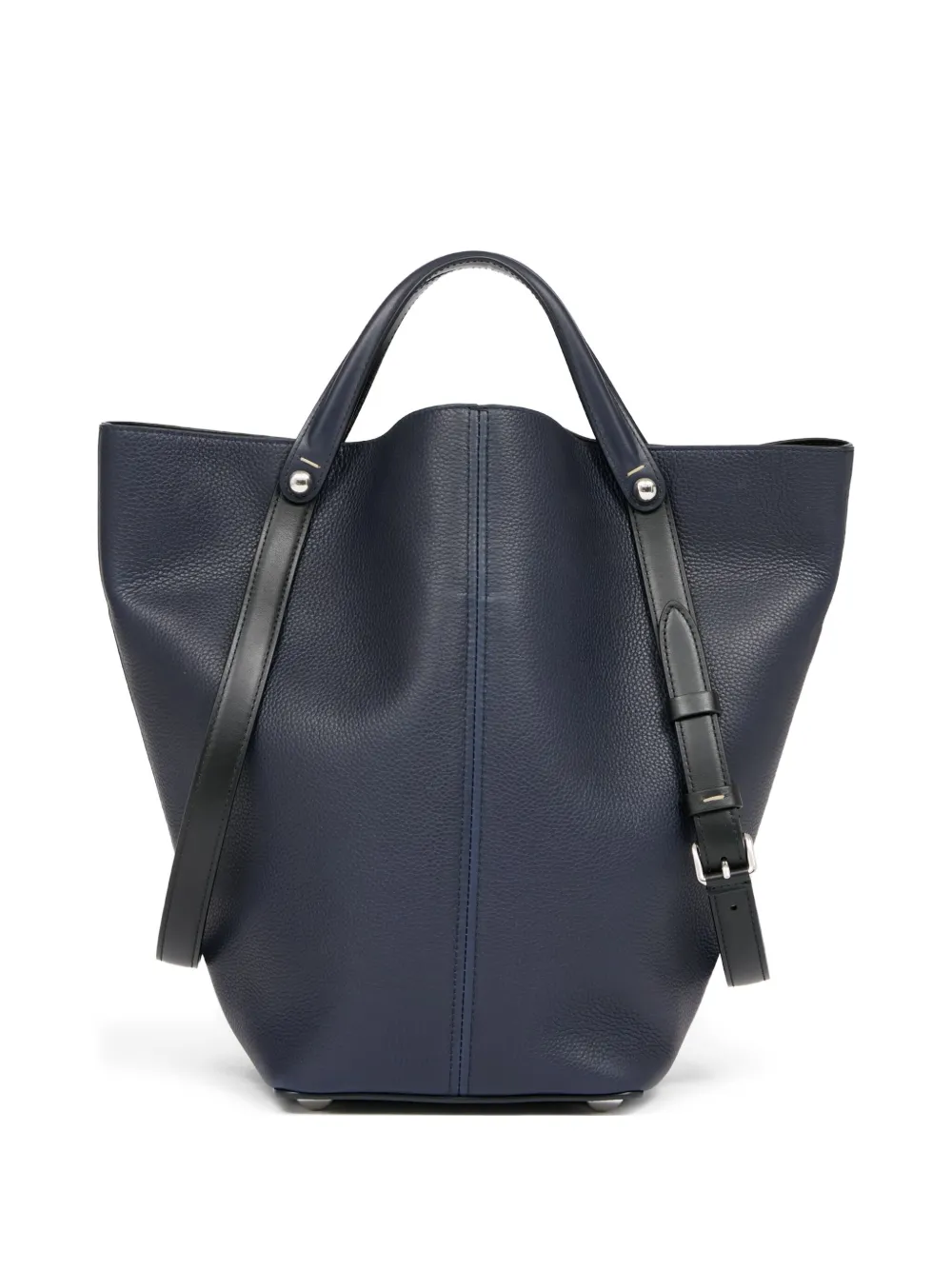 Maison Margiela Leren bucket-tas Blauw