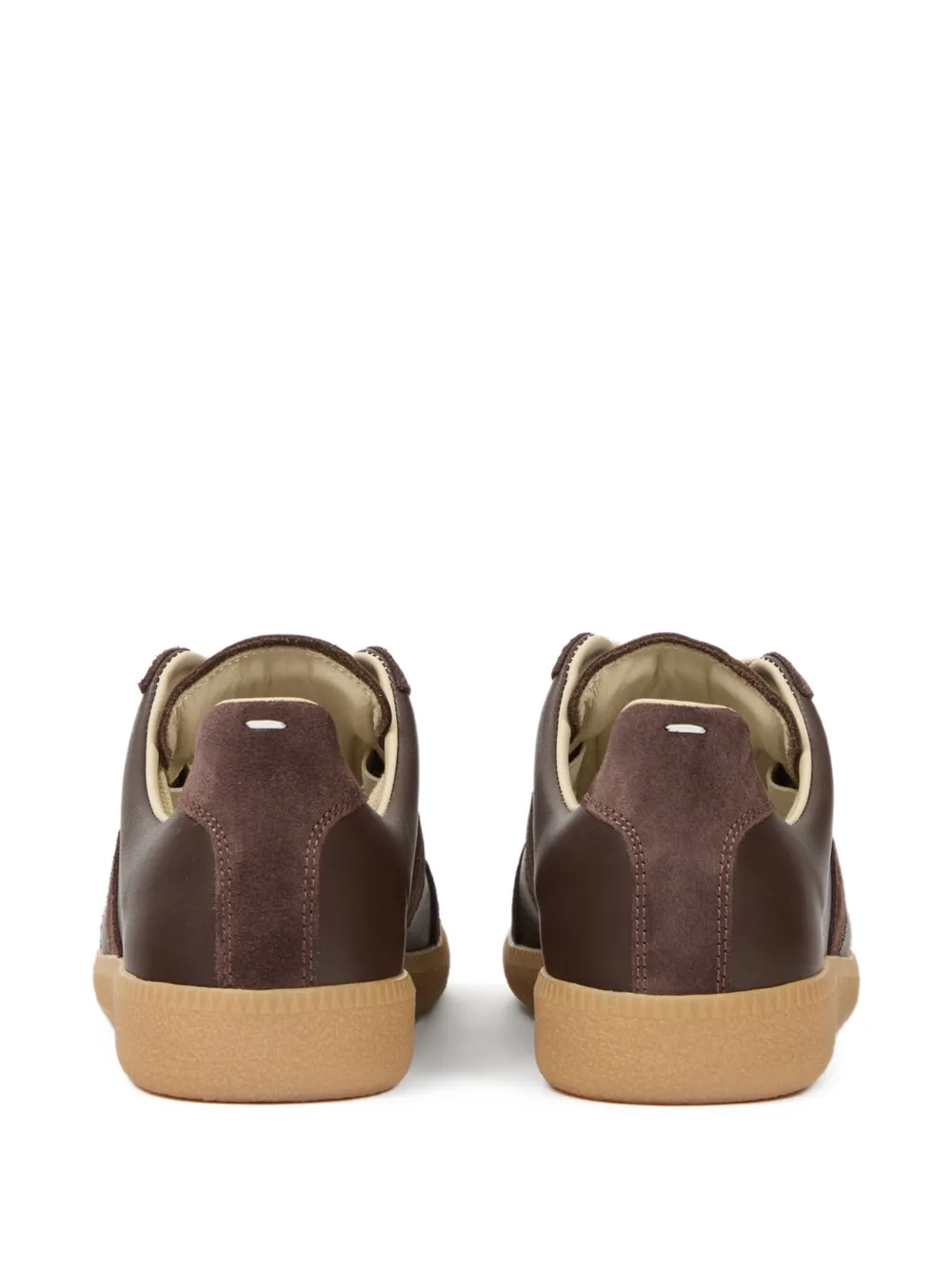 Maison Margiela Dark Brown Replica Sneakers In Brown