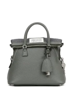 Maison Margiela Mini 5AC Classique Bag | Grey | FARFETCH RO