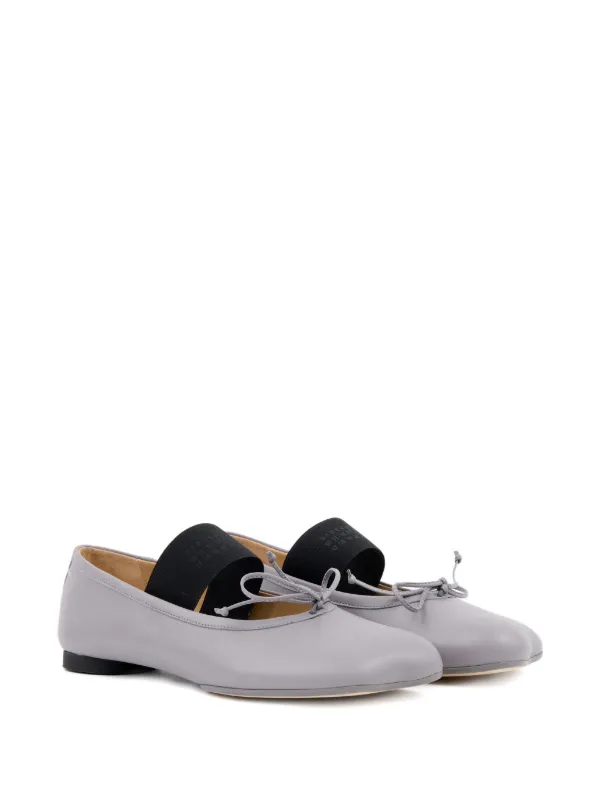 MM6 Maison Margiela Anatomic Ballerinas | Grey | FARFETCH