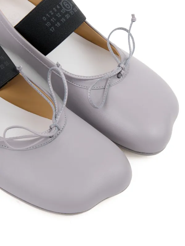 MM6 Maison Margiela Anatomic Ballerinas | Grey | FARFETCH
