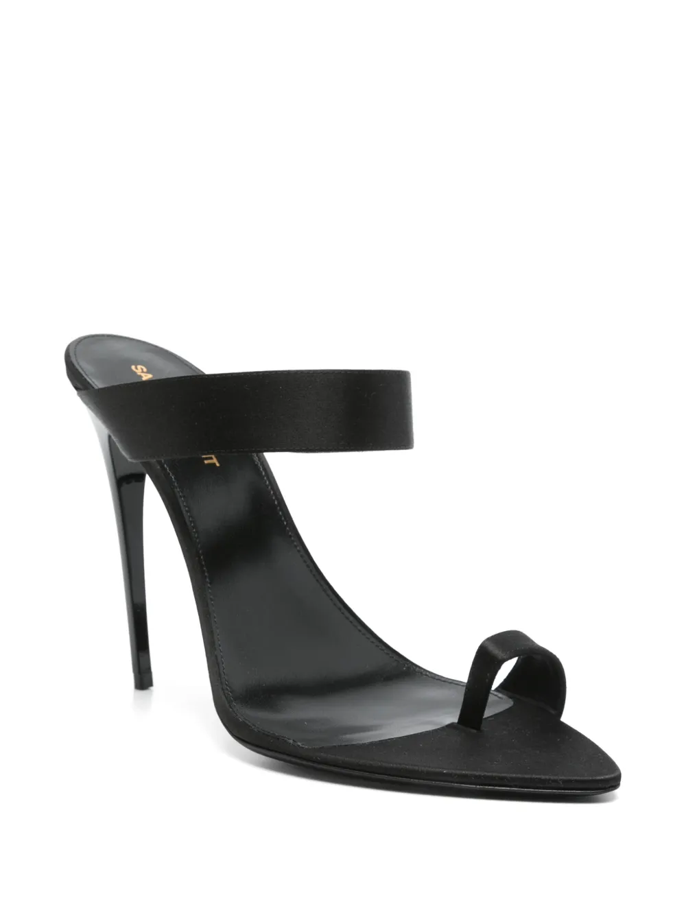 Saint Laurent Pre-Owned 120 mm Martha muiltjes - Zwart