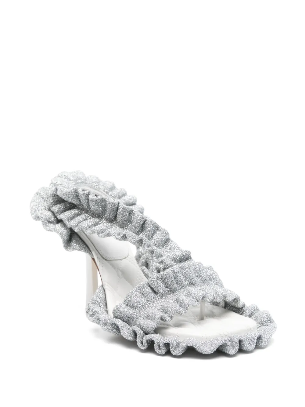 Burberry Pre-Owned 100 mm Ruff sandalen - Zilver