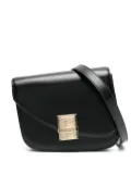 Ferragamo Pre-Owned small asymmetric leather cross body bag - Black