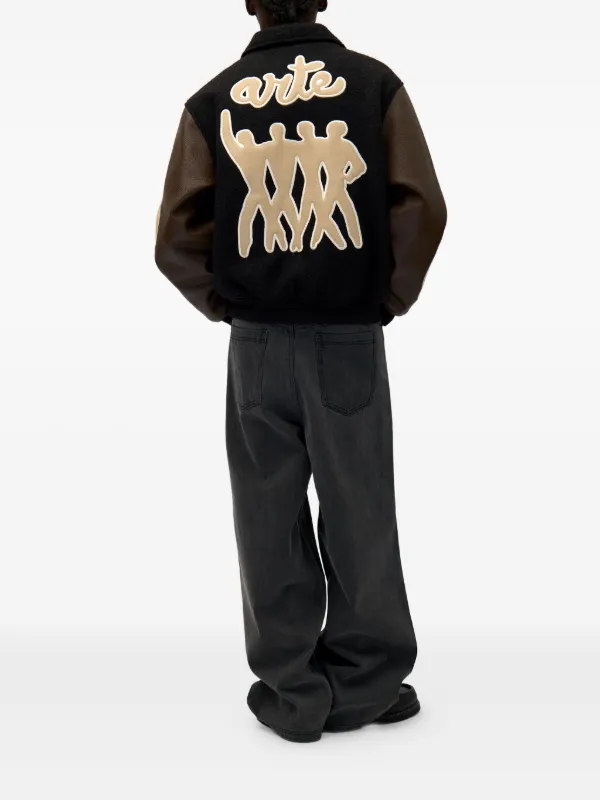 Arte Antwerp ジップアップ ボンバージャケット | ブラック | FARFETCH JP