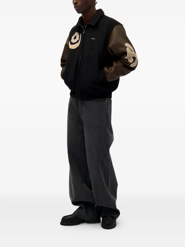 Arte Antwerp ジップアップ ボンバージャケット | ブラック | FARFETCH JP