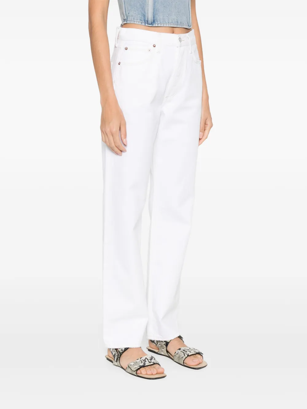 Shop Agolde High-rise Jeans