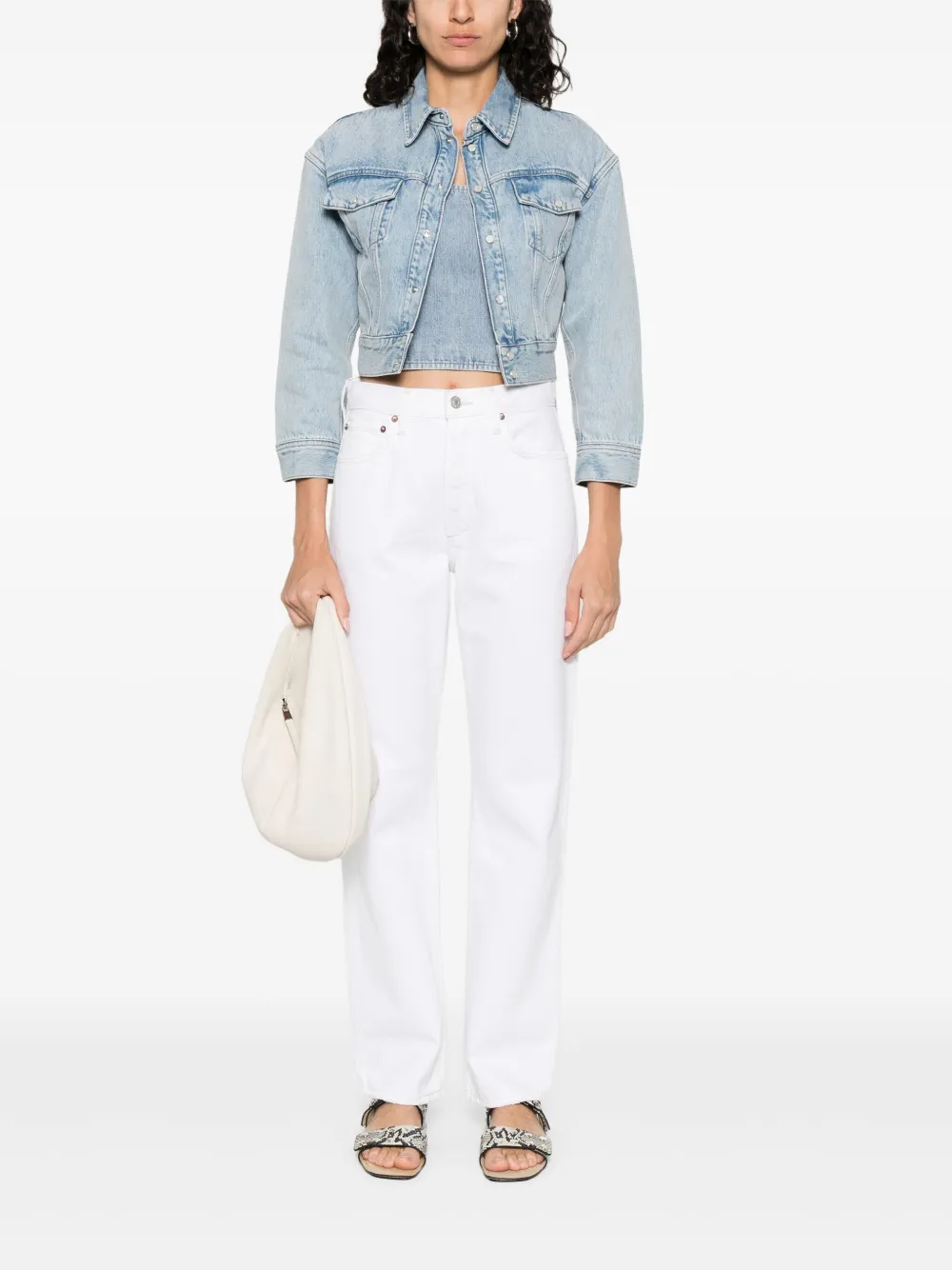 AGOLDE High waist jeans - Wit