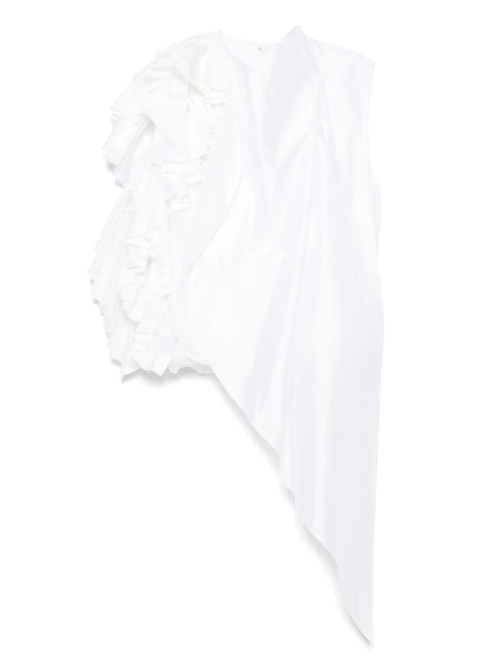 Carven ruffle blouse | White | Image 1