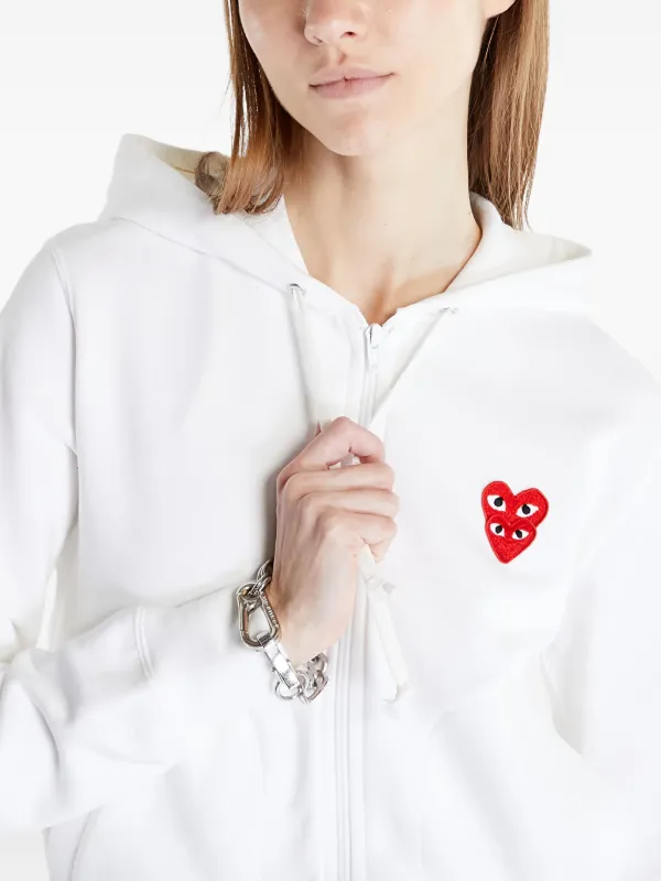 トップス comme si studio Hoodie Set Top (White) comme si studio Hoodie Set Top (White)