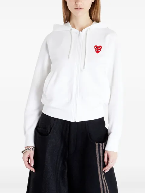 Comme Des Garçons Play Double Heart hoodie