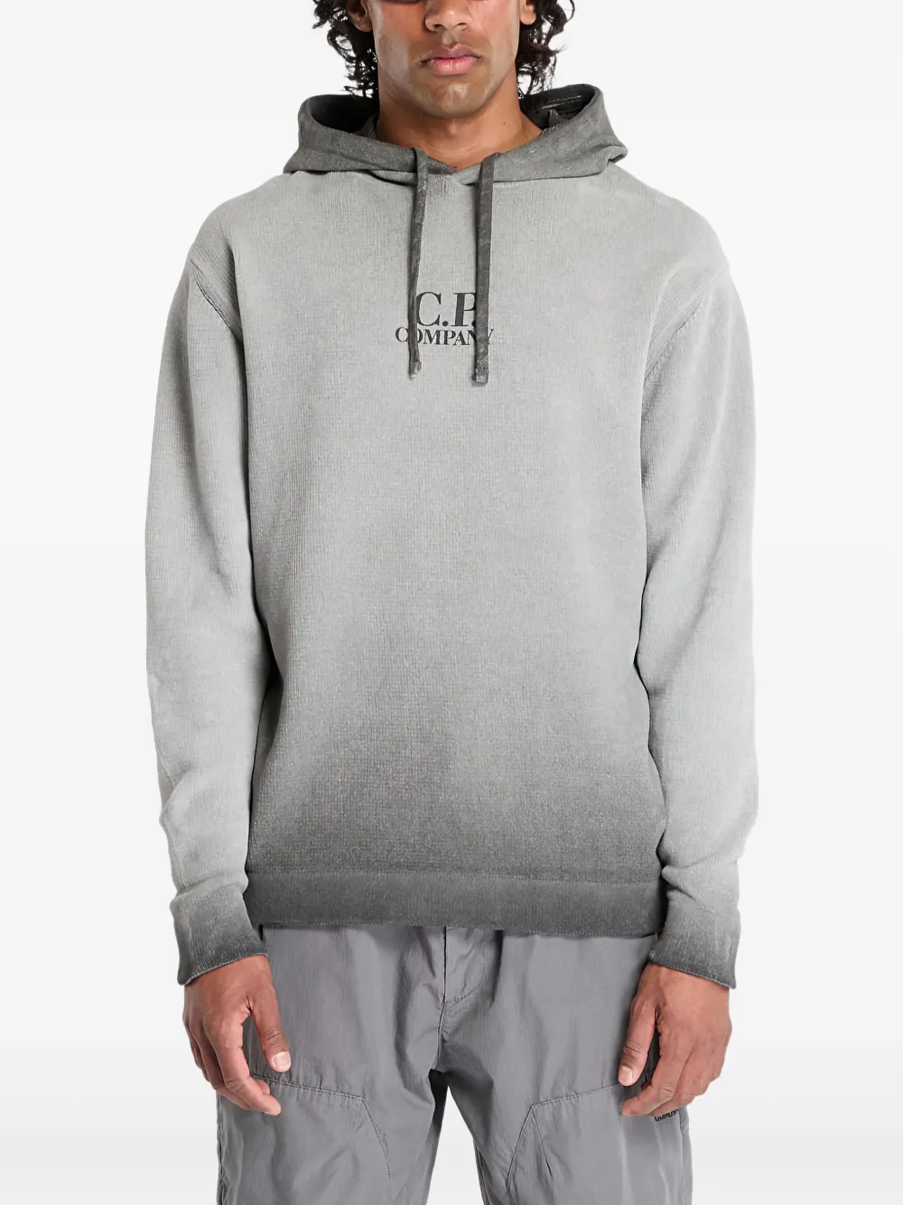 C.P. Company knitted hoodie | Grey | Image 1