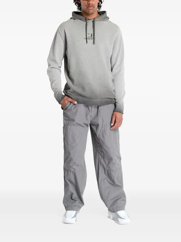 パーカー・フーディ C.P. Company Light Grey Knitted Zip-Up Hoodie With C.P. Company Knitted zip-up Hoodie | Grey | FARFETCH