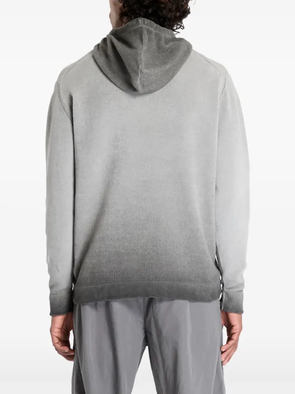 パーカー・フーディ C.P. Company Light Grey Knitted Zip-Up Hoodie With C.P. Company Knitted zip-up Hoodie | Grey | FARFETCH