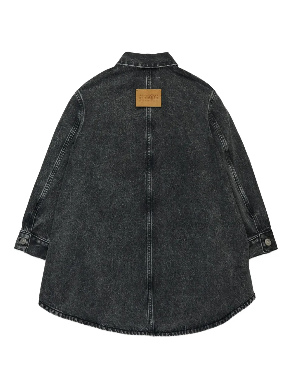 MM6 Maison Margiela Kids Spijkerjurk Zwart