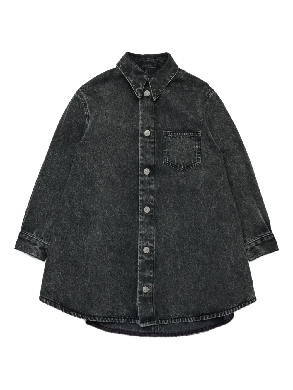 MM6 Maison Margiela Kids Spijkerjurk Zwart