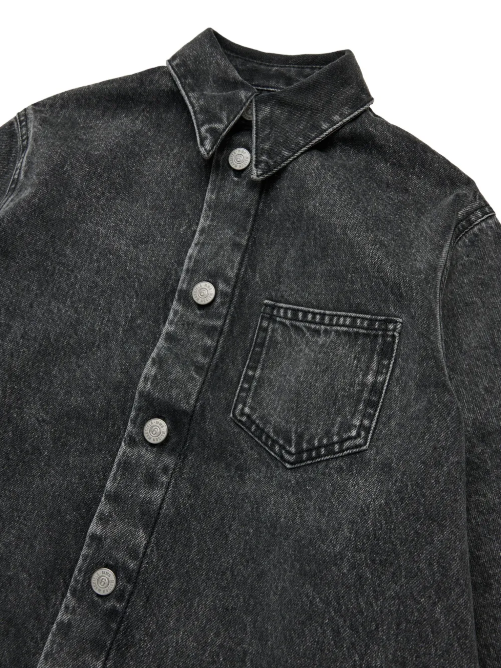 MM6 Maison Margiela Kids Spijkerjurk Zwart