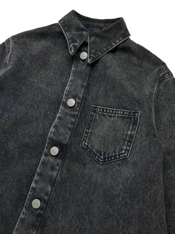MM6 Maison Margiela Kids デニム ワンピース | ブラック | FARFETCH JP