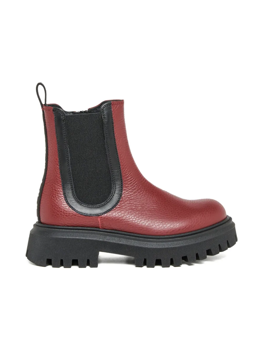 Marni Kids panelled boots Red