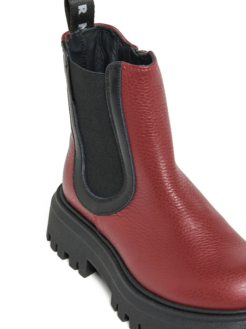 Marni Kids panelled boots Red