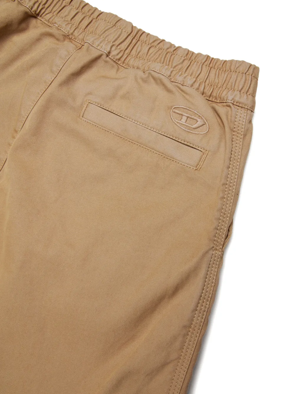 Diesel Kids Katoenen broek Beige