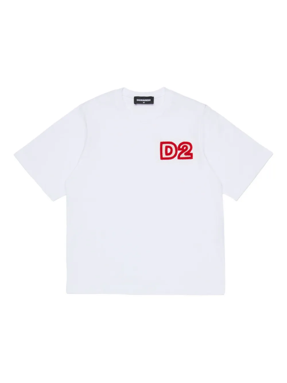 DSQUARED2 KIDS T-shirt met logopatch Wit