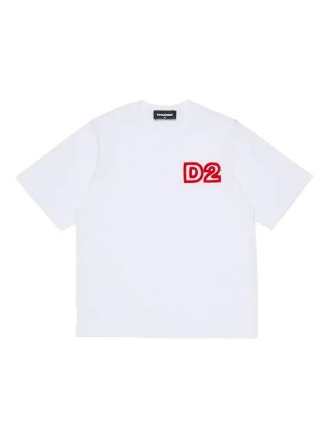 DSQUARED2 KIDS T-Shirt mit Logo-Patch