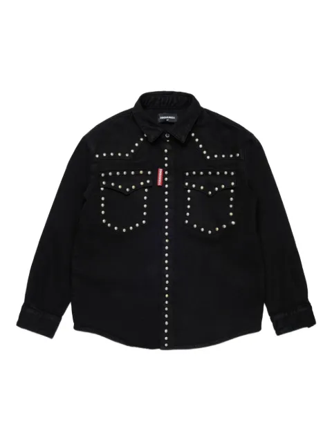 DSQUARED2 KIDS stud-embellished shirt
