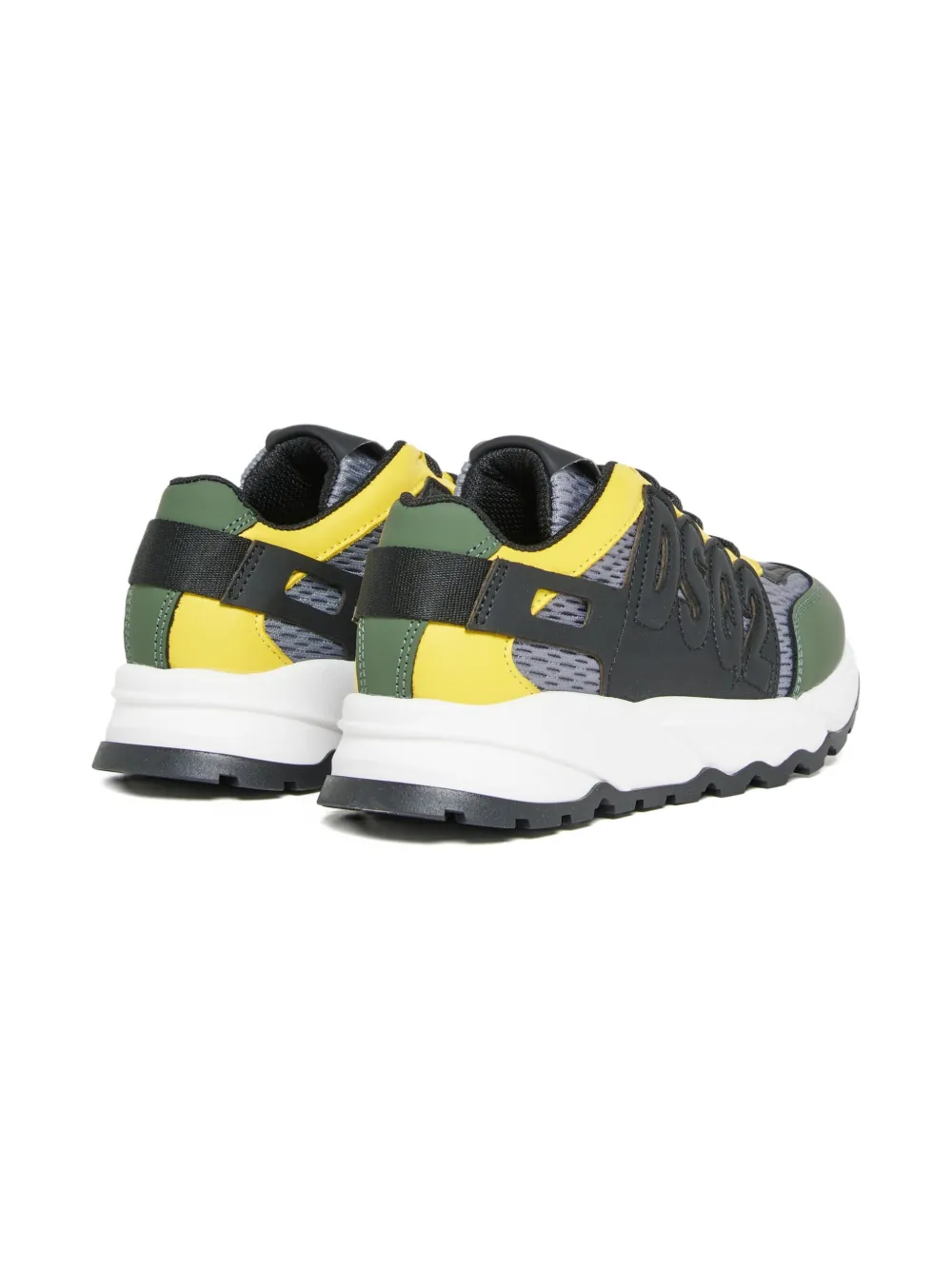 DSQUARED2 KIDS logo-detail lace-up sneakers Grey