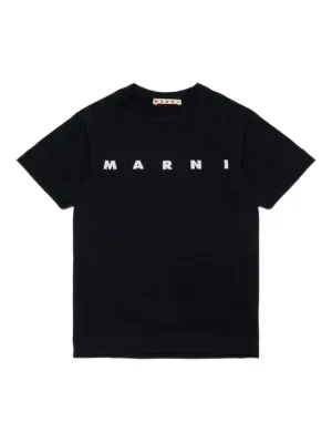 Marni Kids バイカラー Tシャツ | ブラック | FARFETCH JP
