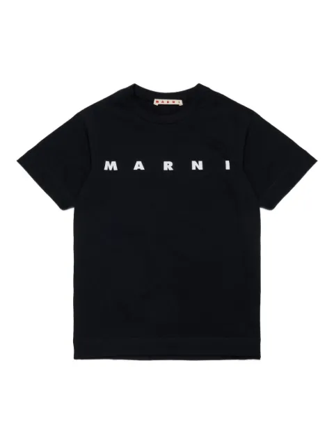 Marni Kids logo-print cotton T-shirt