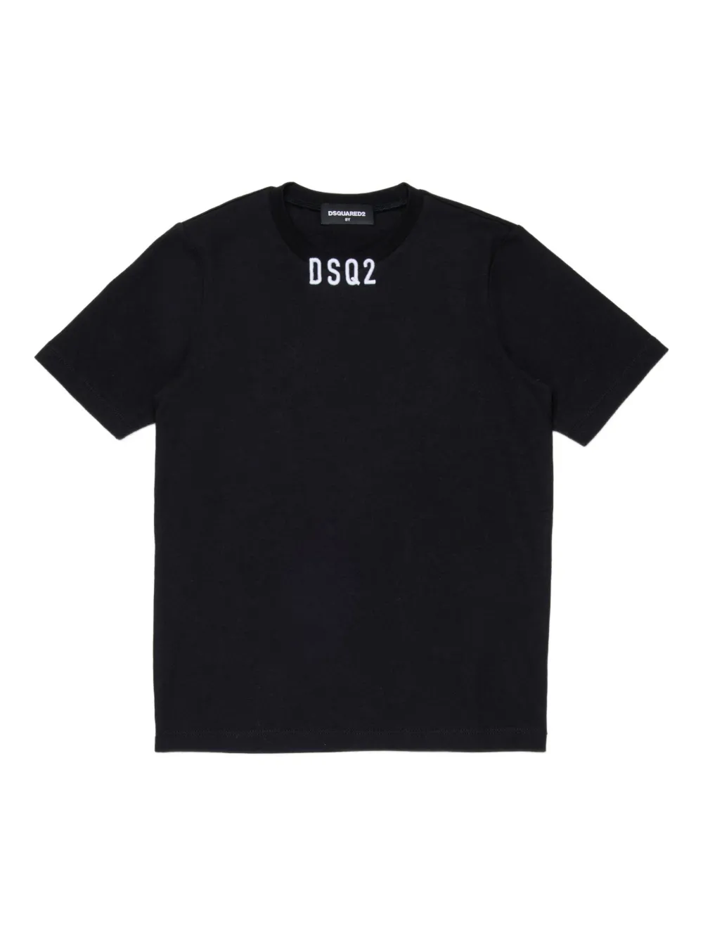 DSQUARED2 KIDS T-shirt met geborduurd logo Zwart