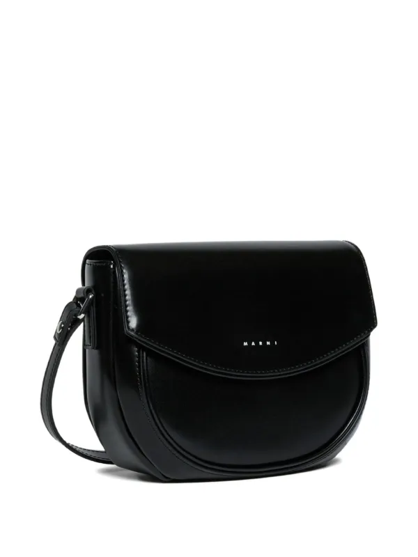 Marni Kids Smile ショルダーバッグ | ブラック | FARFETCH JP