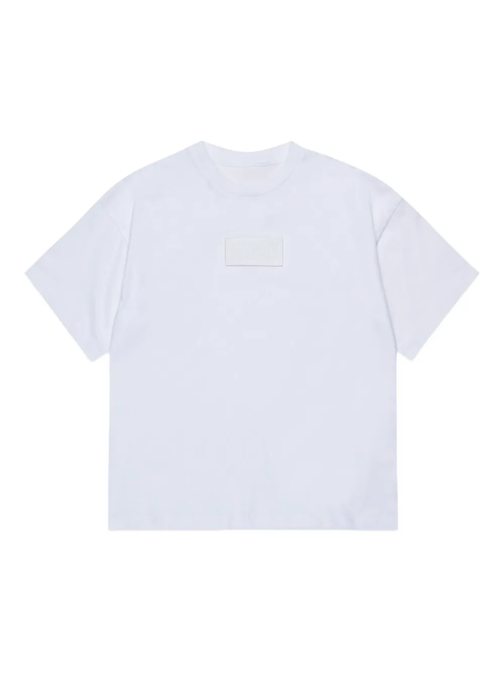 MM6 Maison Margiela Kids T-shirt met logopatch Wit