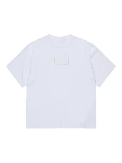 MM6 Maison Margiela Kids t-shirt à patch logo