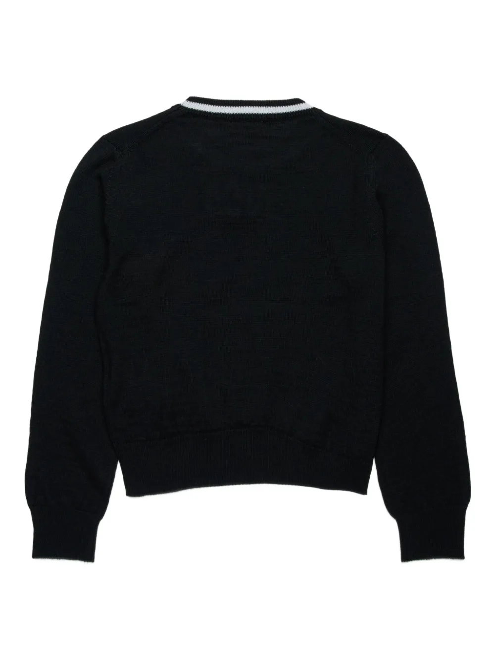 N°21 Pullover In Misto Lana Con Logo Corsivo