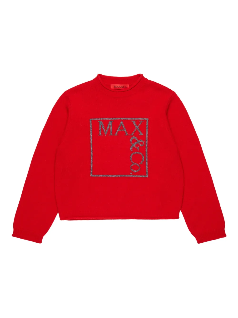 MAX&Co. Kids Trui met logo Rood