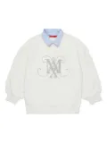 MAX&Co. Kids logo-print sweatshirt - White