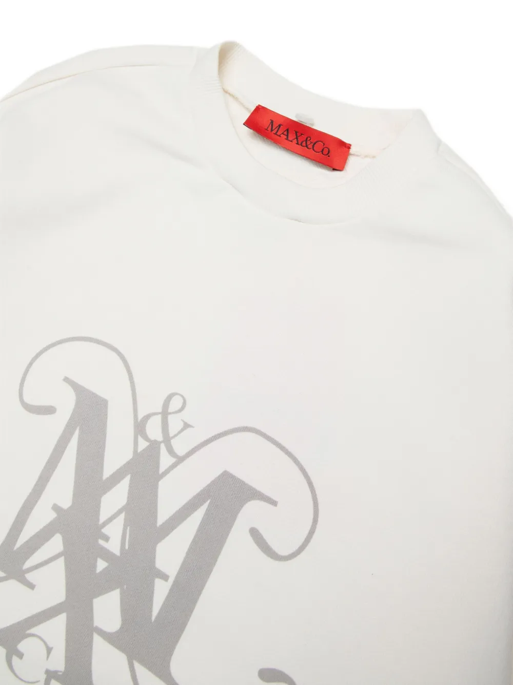 MAX&Co. Kids Sweater met logoprint Wit